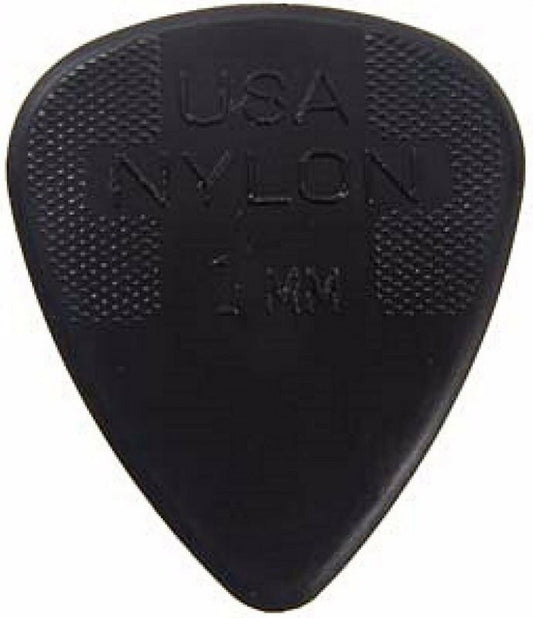 12 x Jim Dunlop Nylon Standard "Greys" 1.00MM Gauge Guitar Picks Plectrums