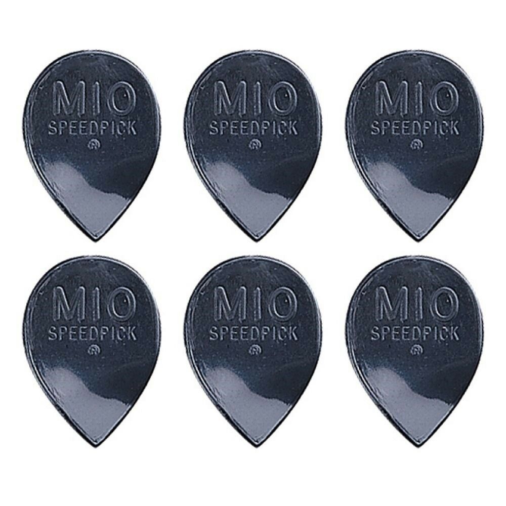 6 x Jim Dunlop M10 Speedpick Jazz Guitar Picks 0.71mm