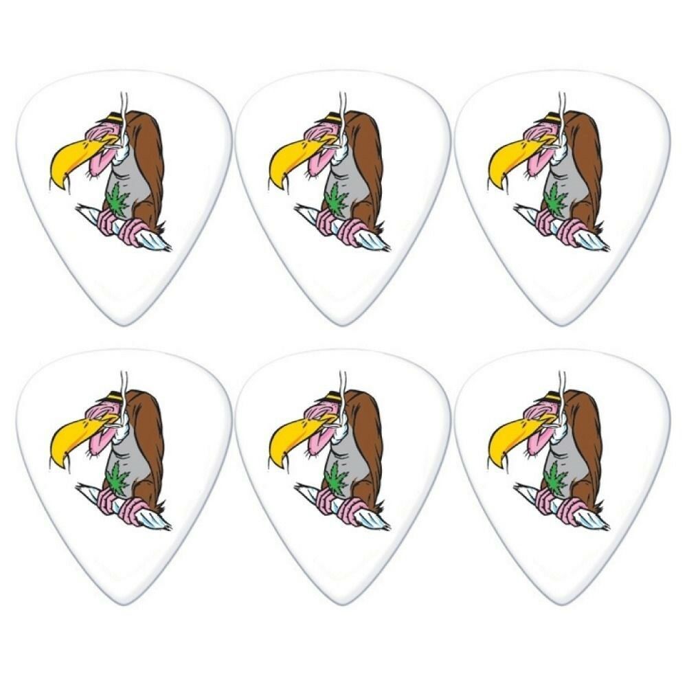 6 x Jim Dunlop FRANK KOZIK El Chingon Tortex Wedge Guitar Picks 1.00mm