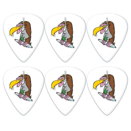 6 x Jim Dunlop FRANK KOZIK El Chingon Tortex Wedge Guitar Picks 1.00mm