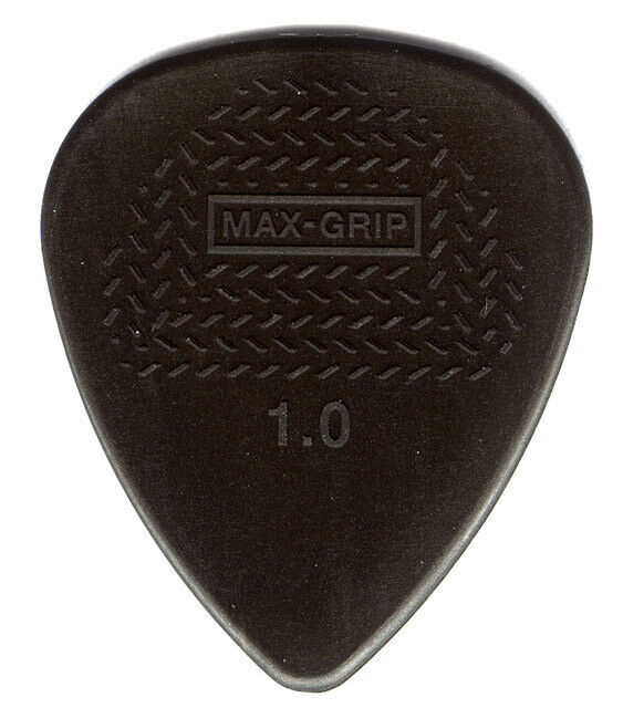 12 x Dunlop Max Grip Nylon 1.00mm Gauge Grey Guitar Picks Free Post