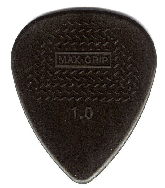 12 x Dunlop Max Grip Nylon 1.00mm Gauge Grey Guitar Picks Free Post