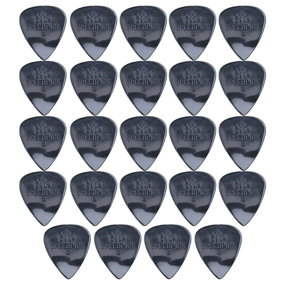 24 x Jim Dunlop H10 Speedpick Standard Guitar Picks 0.91mm Heavy
