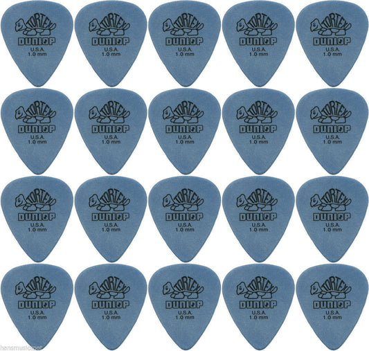 20 x Dunlop Tortex Standard 1.00mm Gauge Guitar Picks Free Post
