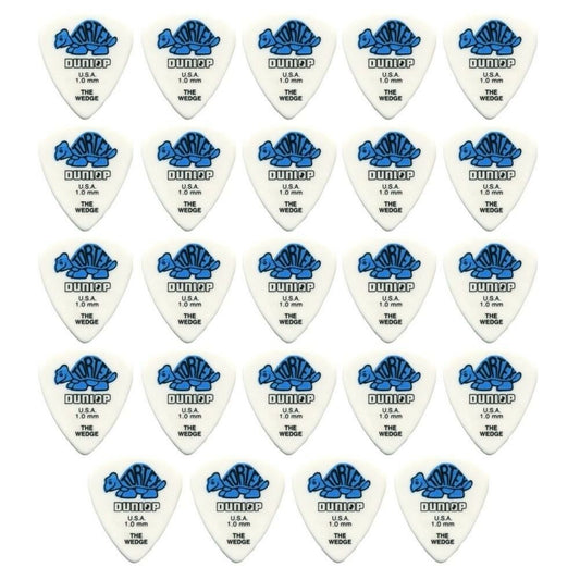 24 x Jim Dunlop Tortex Wedge 1.00mm Guitar Picks 424R USA Bulk Pack