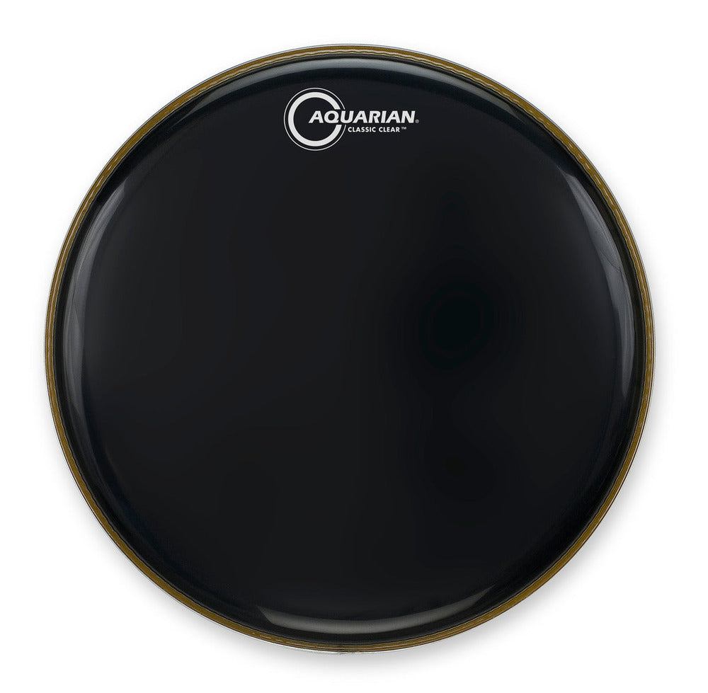 Aquarian CC10BK Classic Clear Black Drumhead