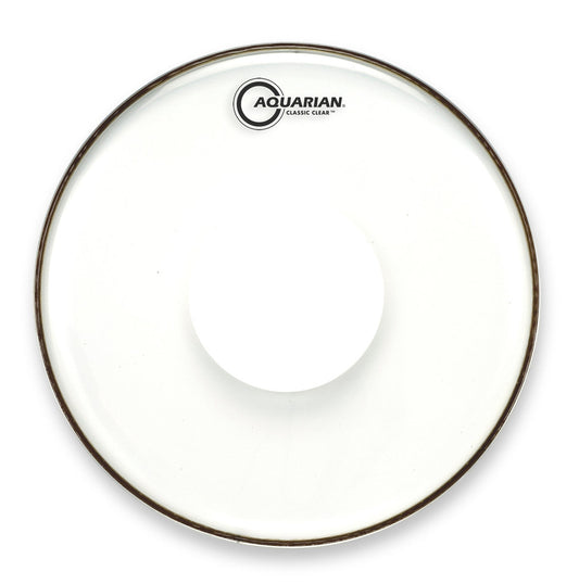 Aquarian CCPD12 Classic Clear W/ Power Dot Drumhead