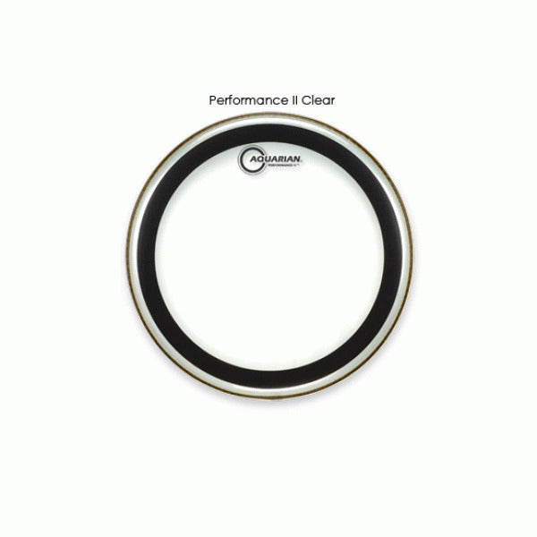 Aquarian PF26B Performance II 2Ply Clear Drumhead