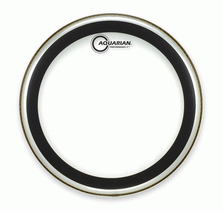 Aquarian PF28B Performance II 2Ply Clear Drumhead