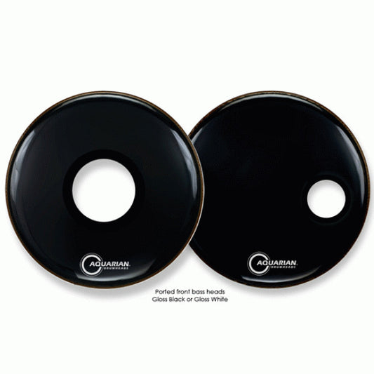 Aquarian SMPTCC24BBK Ported Fr Bass Small Drumhead