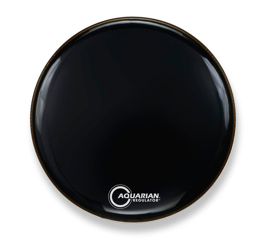 Aquarian RF18BK Regulator N-Hole Black Drumhead