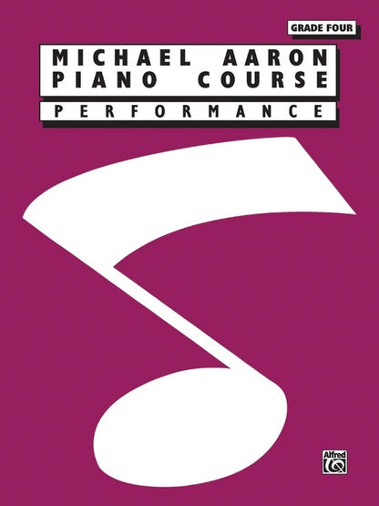 Aaron Piano Course Performance Grade 4 Sheet Music
