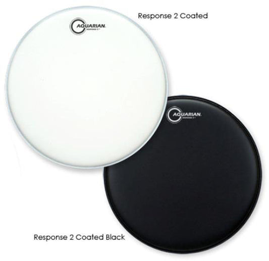 Aquarian TCRSP2-22B Response 2 2Ply Coated Drumhead