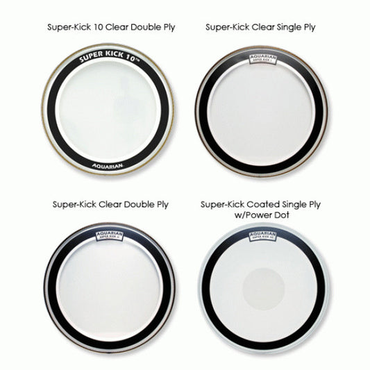 Aquarian SKI16 Super-Kick Clear 1Ply Drumhead