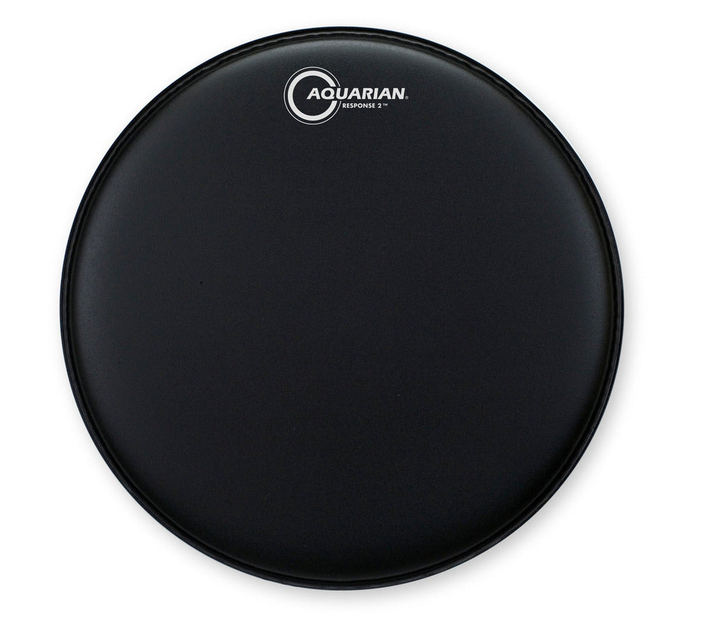 Aquarian TCRSP2-12BK Response2 Tex-Coated Drumhead