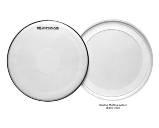 Aquarian MAB15W White Marching Bass Drumhead