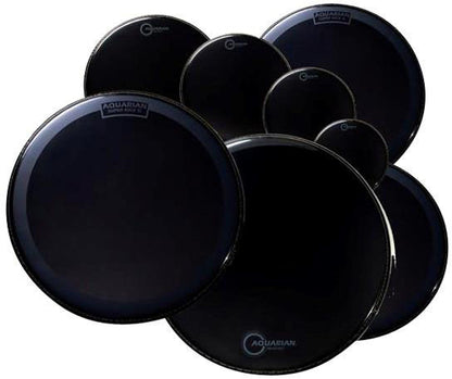 Aquarian 10" Reflector Black Mirror Finish Drumhead — view 2