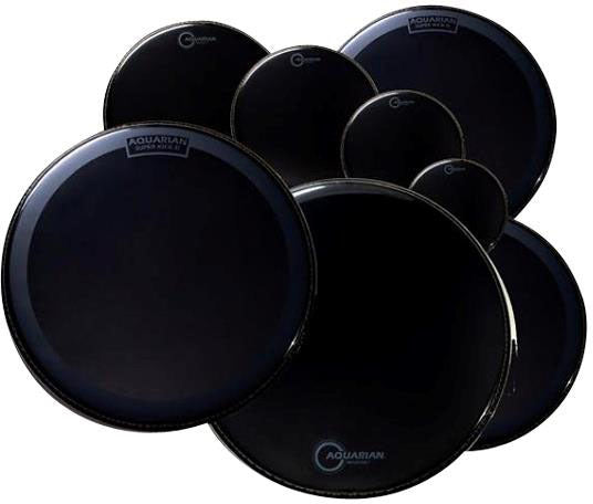 Aquarian18" Reflector Black Mirror Finish Drumhead — view 2