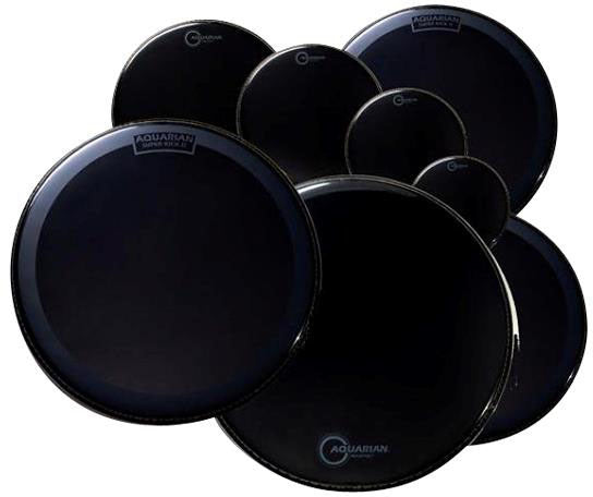 Aquarian 24" Reflector Black Mirror Bass Drumhead — view 2