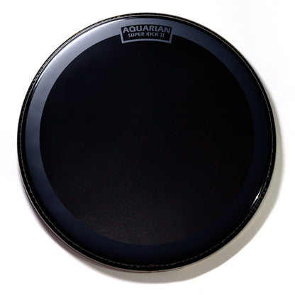Aquarian 18" Reflector Black Mirror Superkick Drumhead
