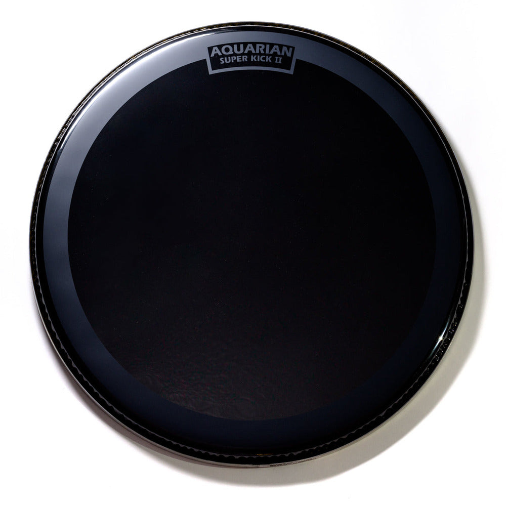 Aquarian 24" Reflector Black Mirror Superkick Drumhead