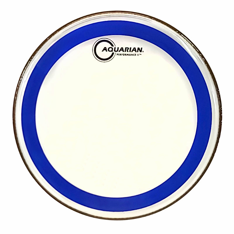 Aquarian PF6Blue Performance II 2-Ply Clear Drum Head