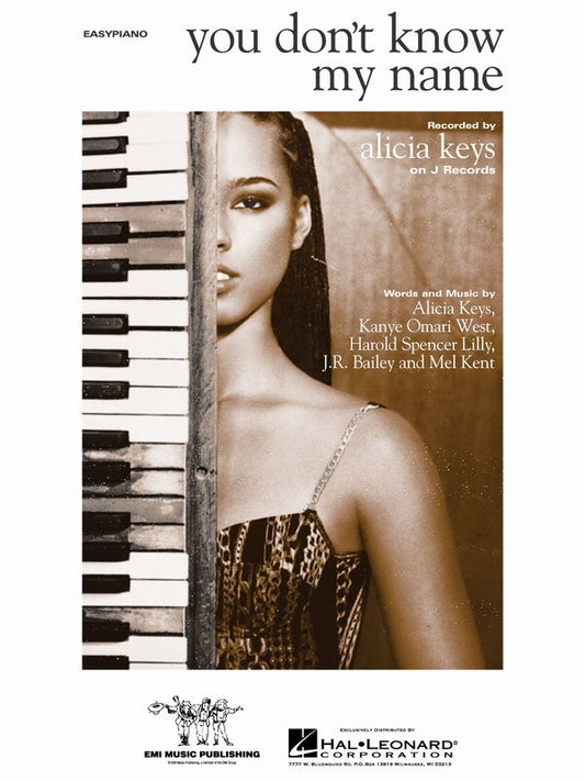 You Dont Know My Name (Single Music Sheet) Ep