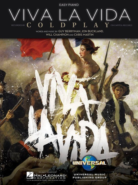 Viva La Vida — Easy Piano with Lyrics (Hal Leonard)