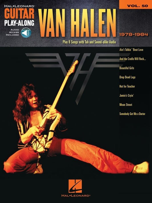 Van Halen 1978–1984 — Guitar Play-Along Vol. 50, Book/CD (Hal Leonard)
