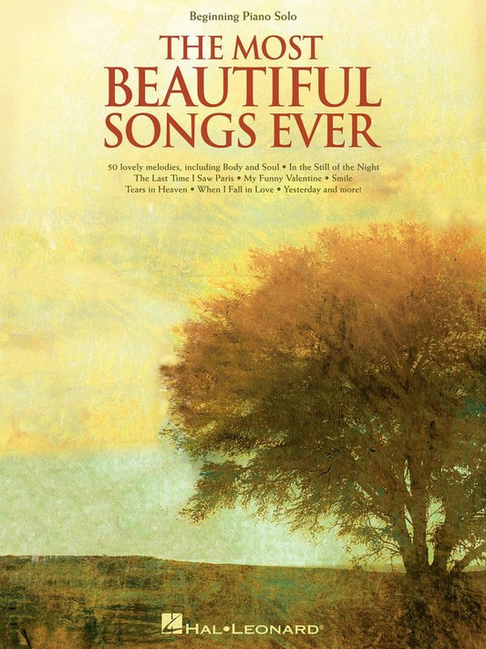 Most Beautiful Songs Ever — Beginning Piano Solos (Hal Leonard)