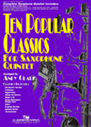 Popular Classics 10 Sax Quintet Arr Clark (Music Score/Parts) Book