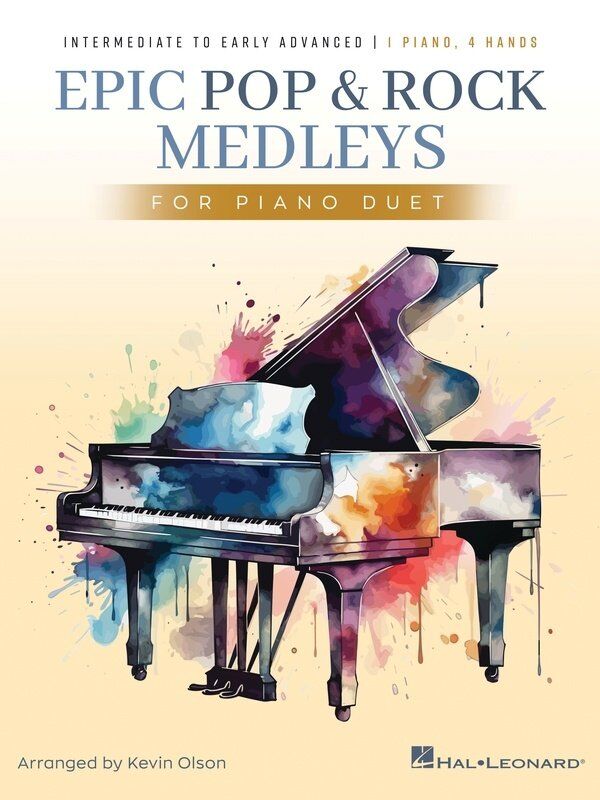 Epic Pop and Rock Medleys for Piano Duet Arranged by Kevin Olson