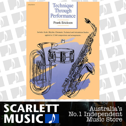 Technique Through Performance Eb Alto Clarinet Sheet Music — view 2