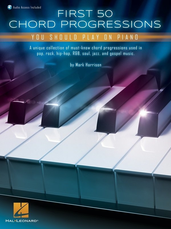 First 50 Chord Progressions You Should Play On Piano Bk/Ola (Hal Leonard)