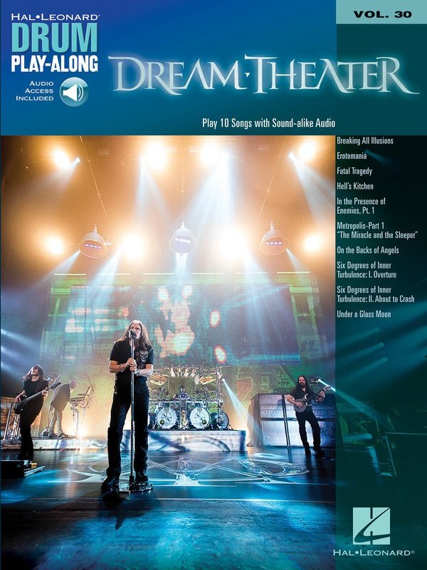 Dream Theater — Drum Play-Along Vol. 30, Book/Online Audio (Hal Leonard)