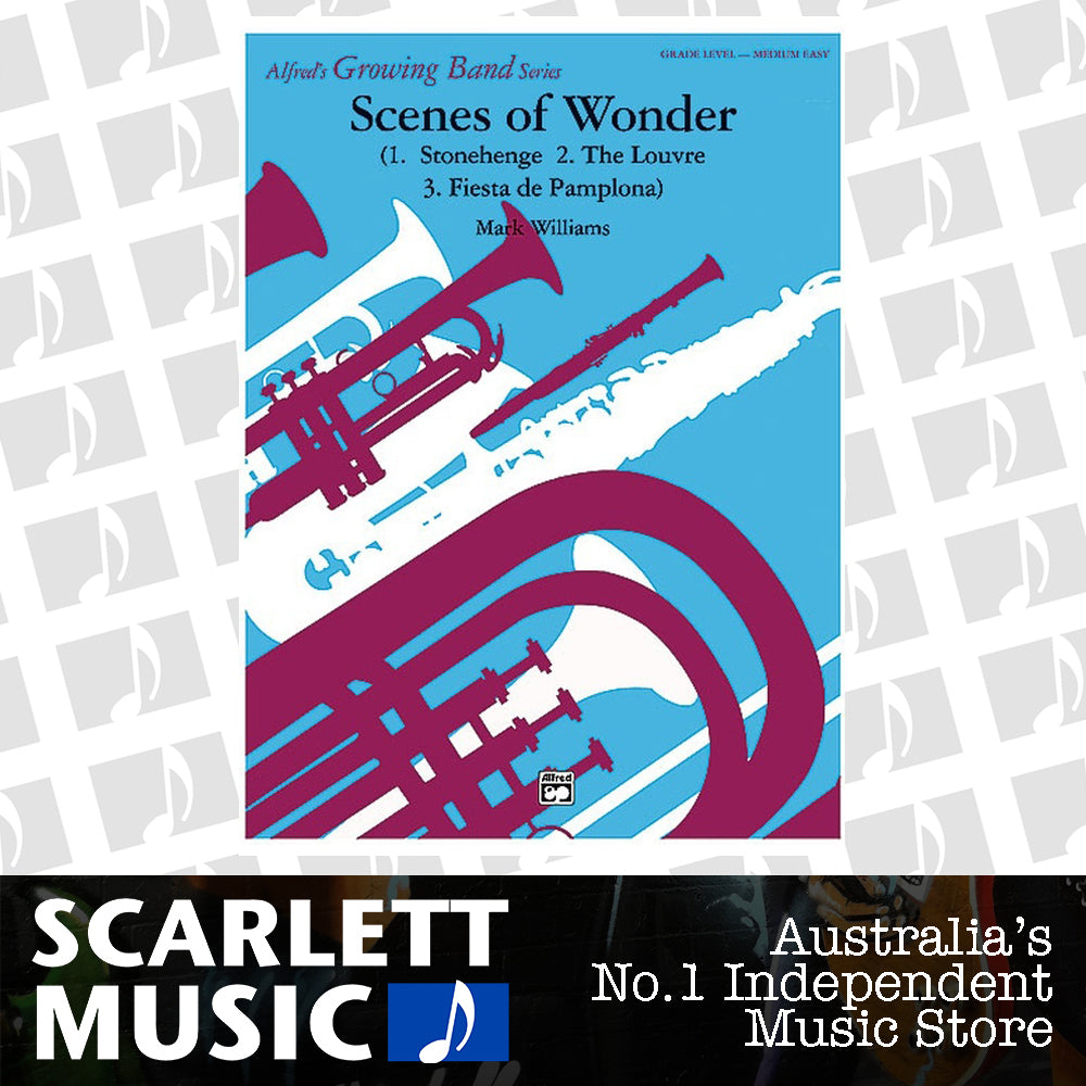 Scenes of Wonder Concert Band Sheet Music Grade 3 — view 2