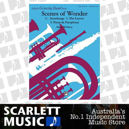 Scenes of Wonder Concert Band Sheet Music Grade 3 — view 2