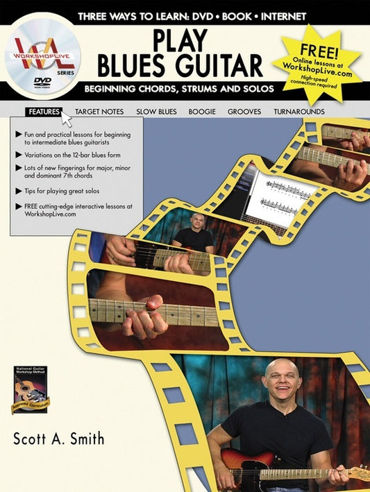 Play Blues Guitar Beginning Chords Book/DVD