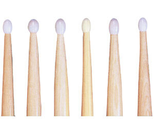 Drumsticks-Hickory Nylon Tip 5BN (Single Pair)