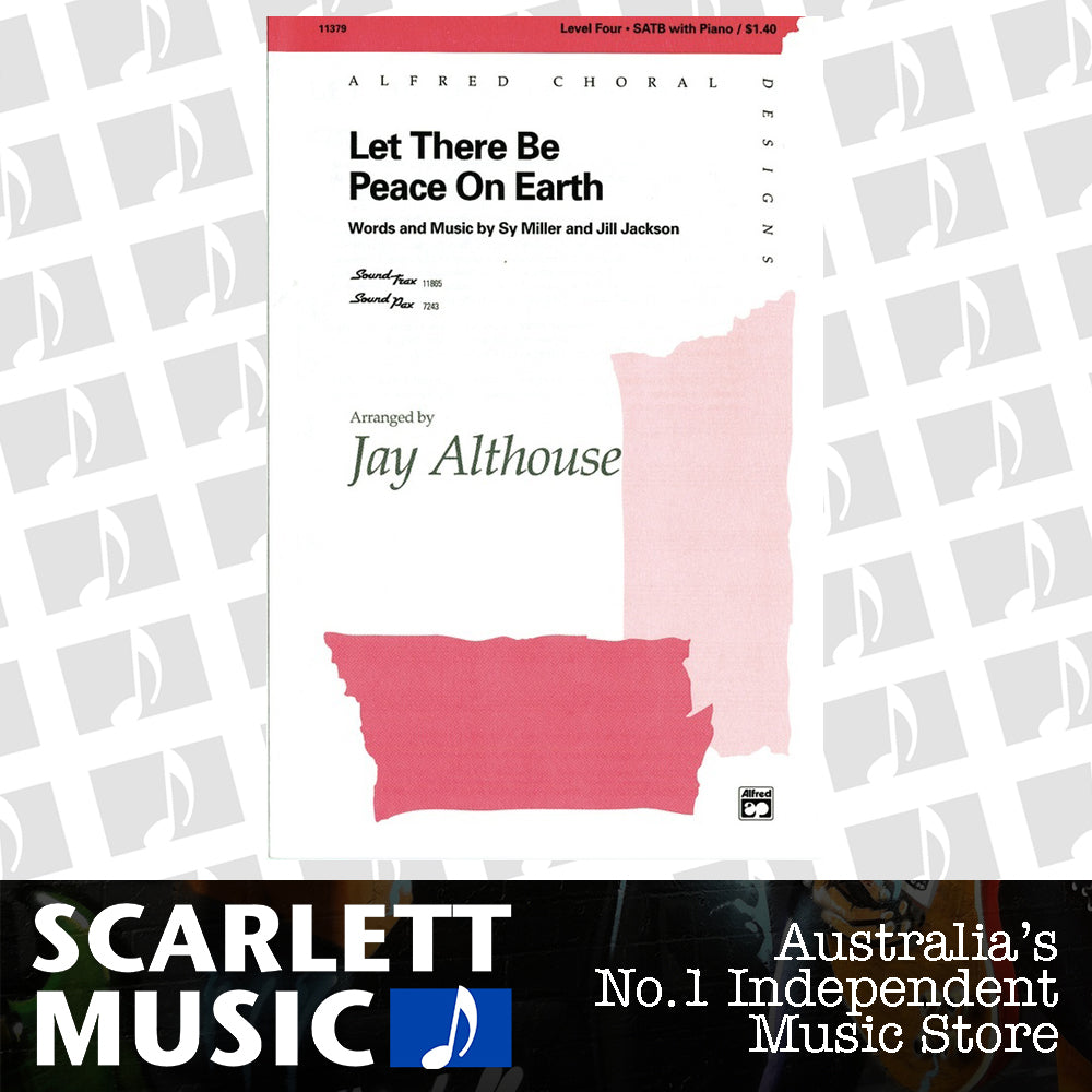 Let There Be Peace On Earth SATB Arr Althouse — view 2