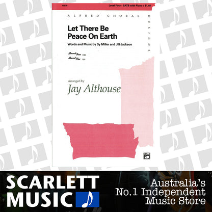 Let There Be Peace On Earth SATB Arr Althouse — view 2