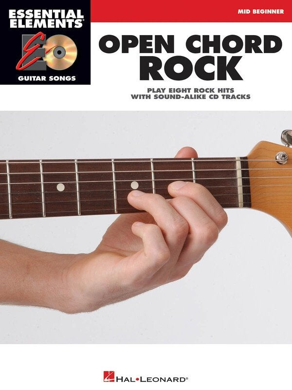 Open Chord Rock: Mid–Beginner Guitar — Book/CD (Hal Leonard)