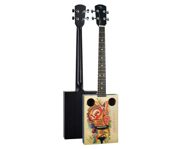 Eddy Finn Cigar Box Tenor Guitar - Acoustic