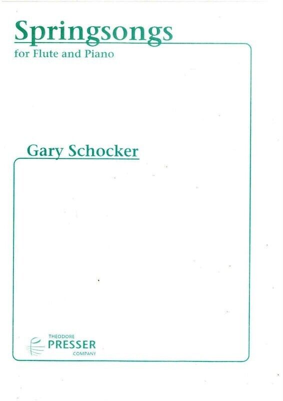 Springsongs for Flute and Piano Sheet Music