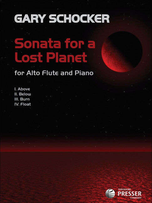 Sonata for A Lost Planet for Alto Flute & Piano - Sheet Music for Advanced Players