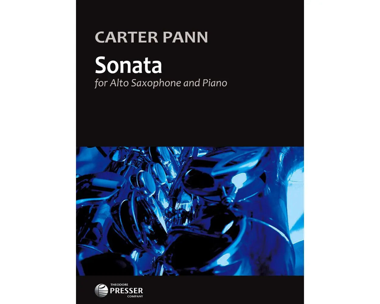 Sonata for Alto Saxophone and Piano - Composed by Pann, 4 Movements, 23 Minutes, Inspired by William Albright, Saxophone Sheet Music