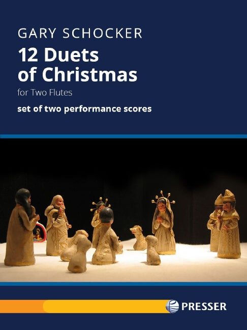 12 Duets for Christmas for Two Flutes - Flute Sheet Music