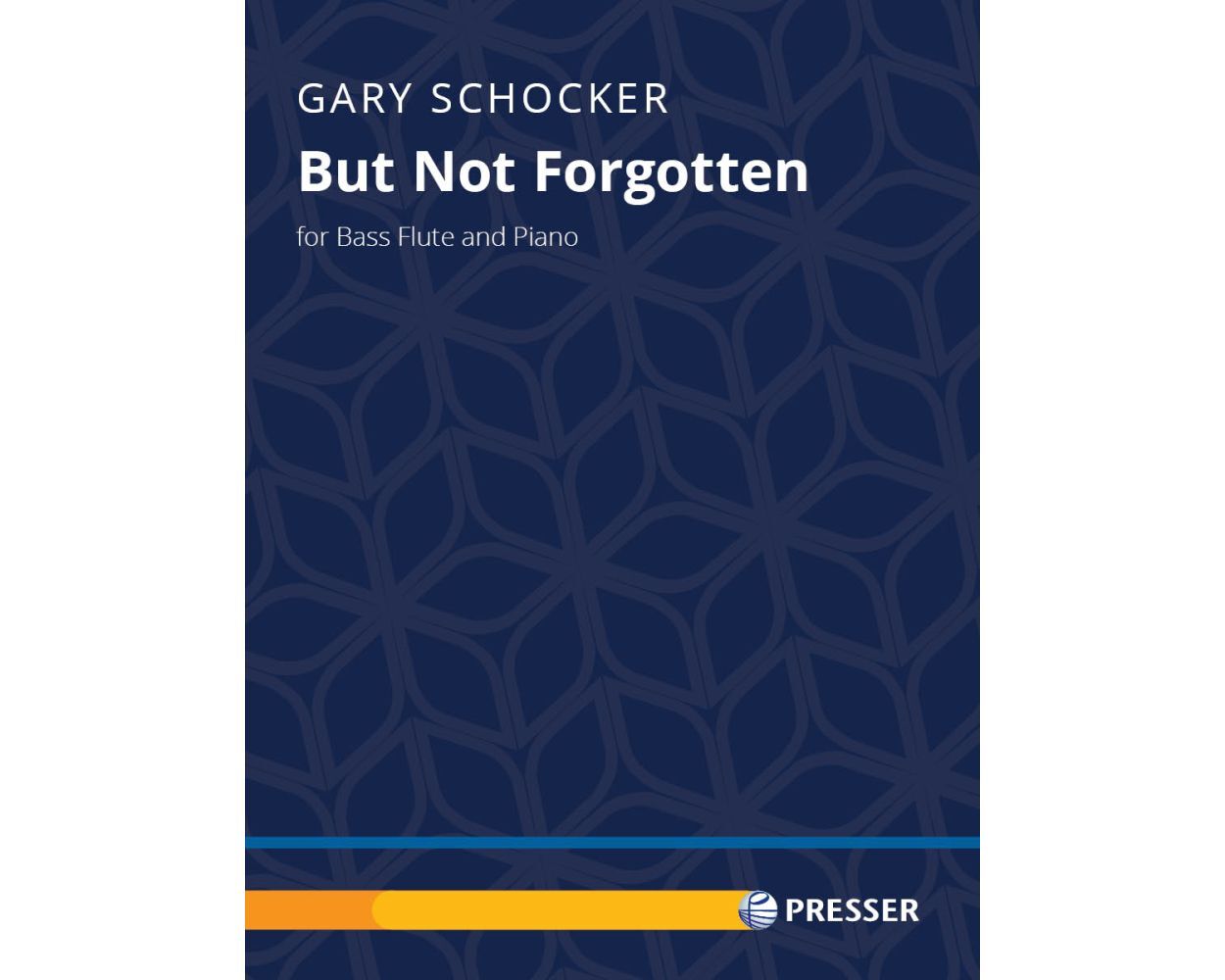 But Not Forgotten - Bass Flute/Piano Sheet Music by Gary Shocker