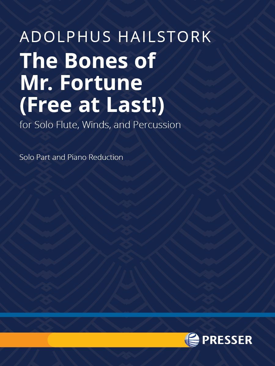 The Bones of Mr Fortune - Flute/Piano Sheet Music by Hailstork 114-42424
