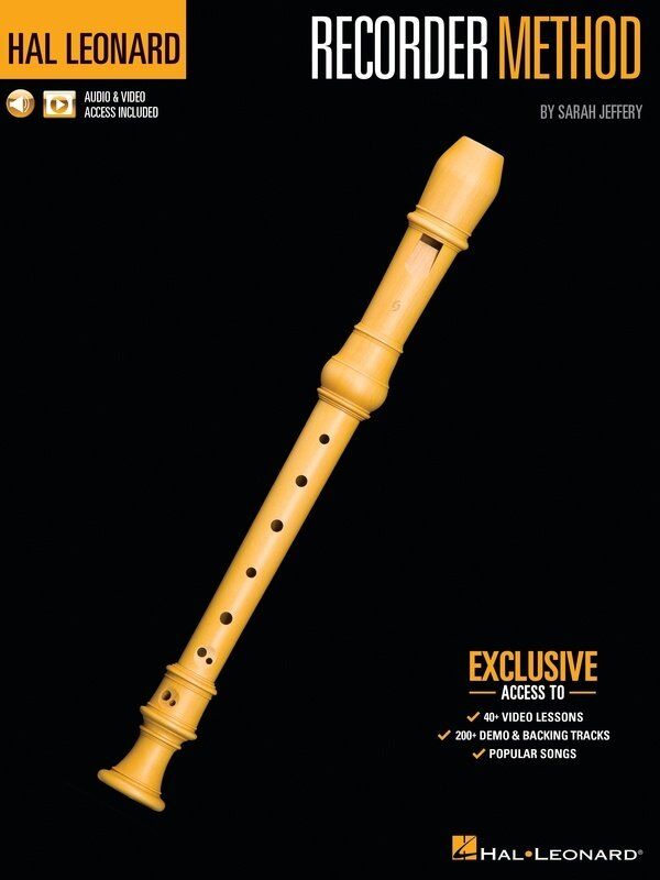 Hal Leonard Recorder Method Book with Online Lessons and Backing Tracks